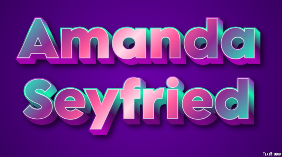Amanda Seyfried Efeito do texto
