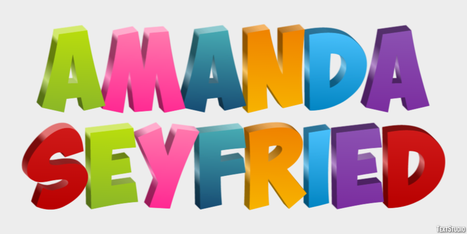 Amanda Seyfried Efeito do texto