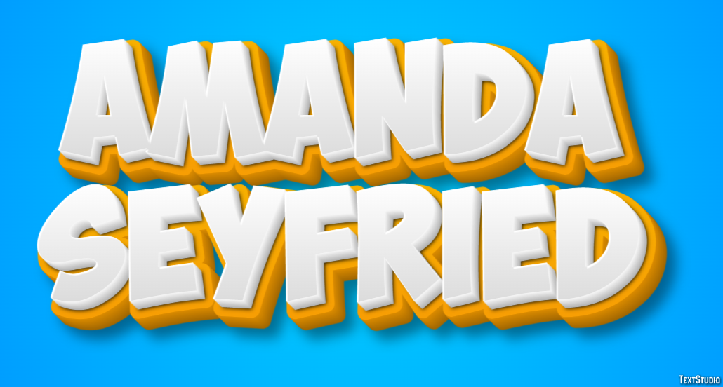 Amanda Seyfried Efeito do texto