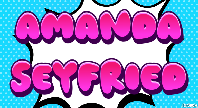 Amanda Seyfried Efeito do texto