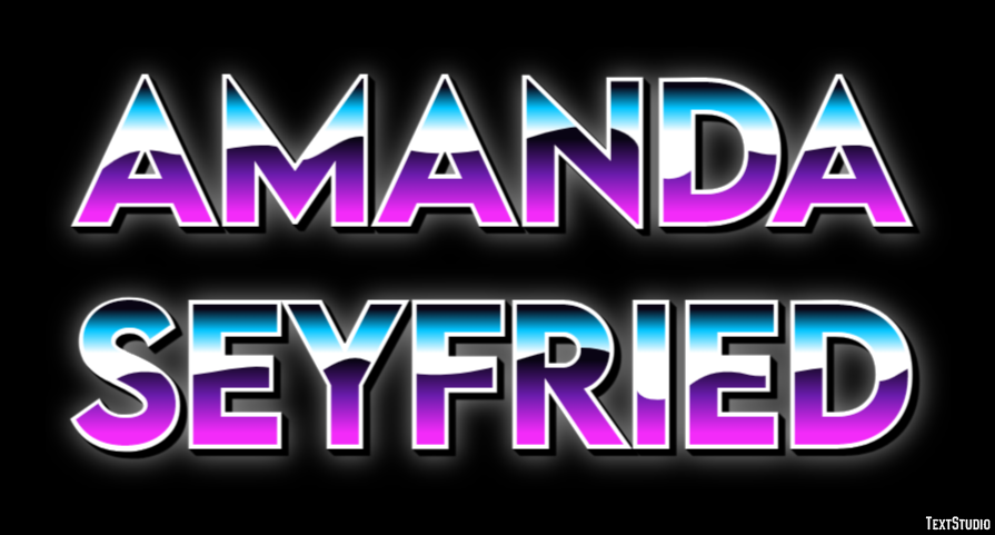 Amanda Seyfried Efecto de Texto