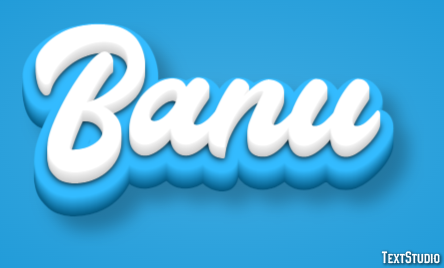 Banu Tekst Effect
