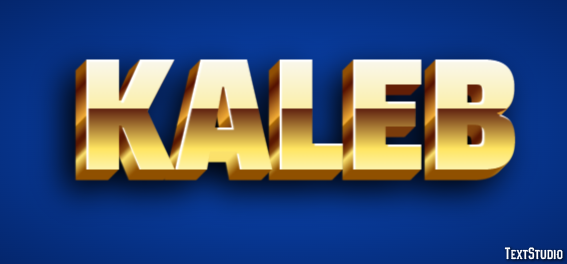 Kaleb Text Effect
