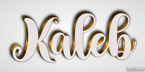 Kaleb Text Effect