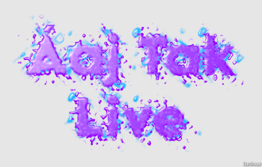 Áaj Tak Live Texteffekt