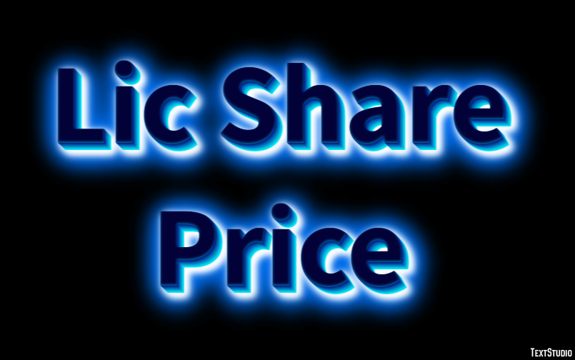 Lic Share Price Effet de texte