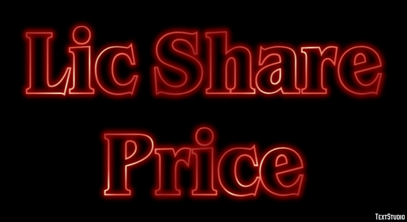 Lic Share Price Effet de texte