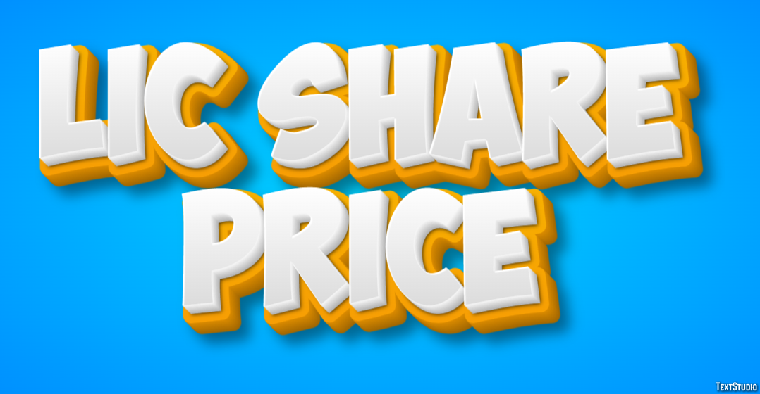 Lic Share Price Effet de texte