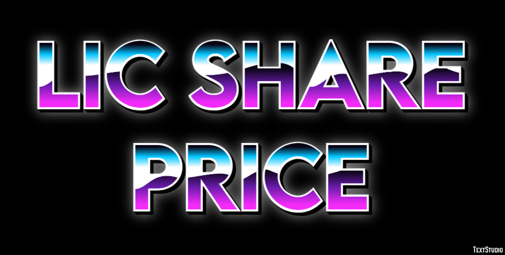 Lic Share Price Effet de texte