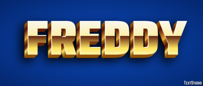 Freddy Text Effect