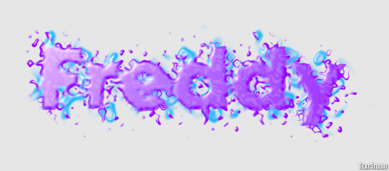 Freddy Efeito de texto