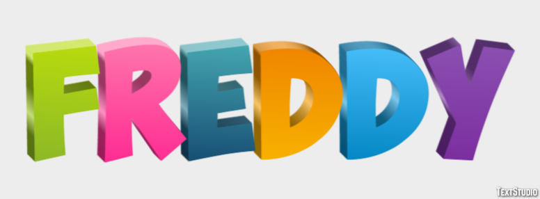 Freddy Text Effect