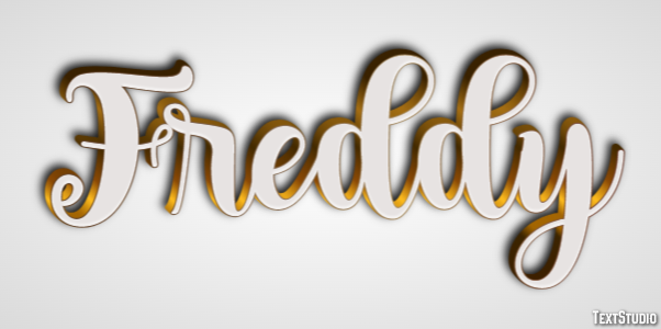 Freddy Efeito do texto