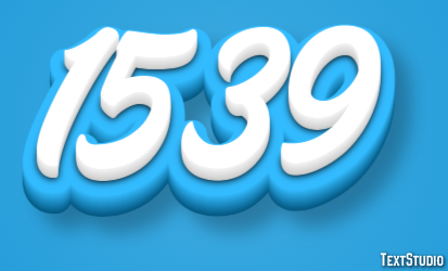 1539 Efecto de Texto