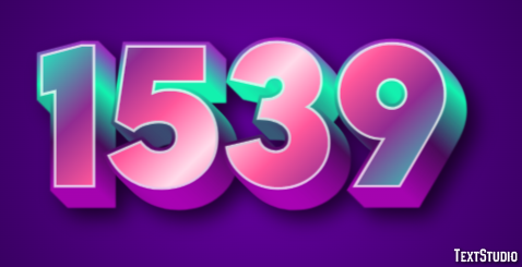 1539 Texteffekt