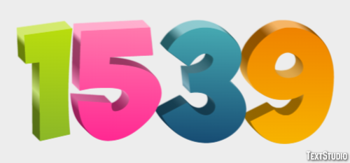 1539 Texteffekt