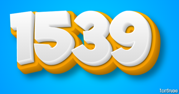 1539 Efecto de Texto