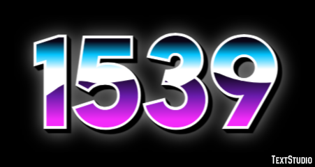 1539 Texteffekt