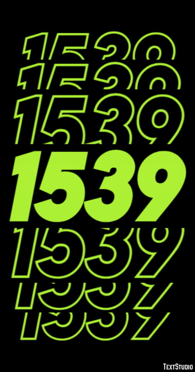 1539 Texteffekt