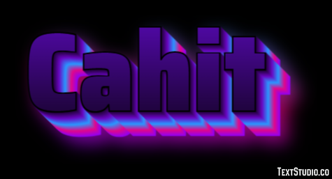 Cahit Efeito de texto