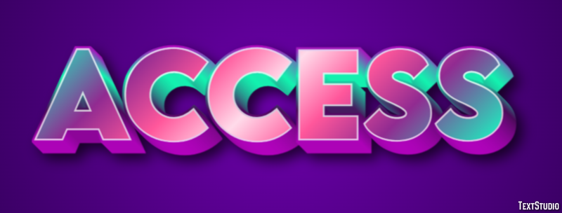Access Text Effect