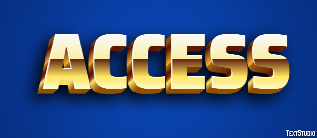Access テキスト効果