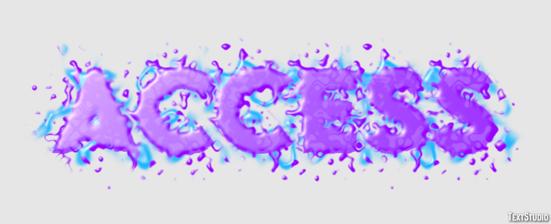 Access Text Effect