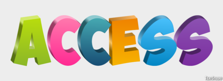 Access Text Effect