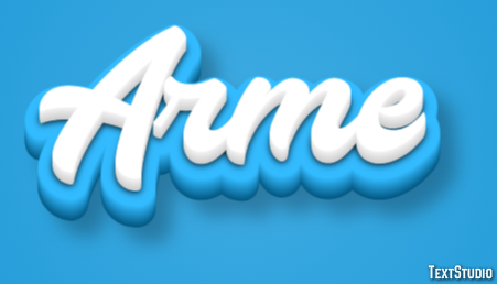 Arme Efecto de Texto