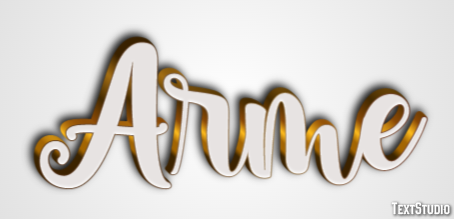 Arme Efecto de texto