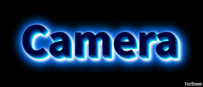 Camera Text Effect