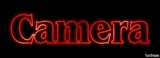 Camera Text Effect