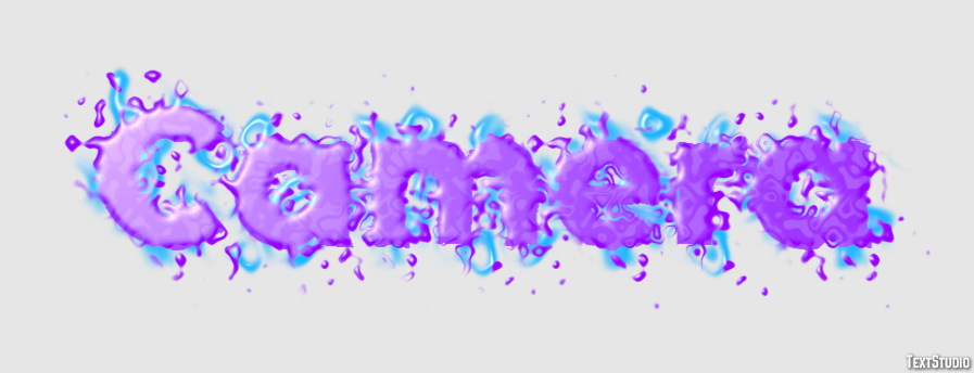 Camera Text Effect
