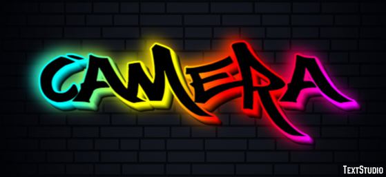 Camera Text Effect
