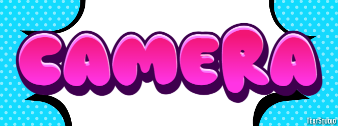 Camera Text Effect