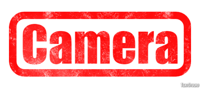 Camera Text Effect