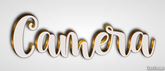 Camera Text Effect