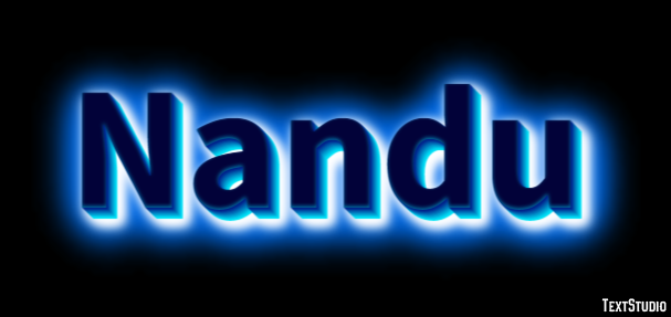 Nandu Texteffekt
