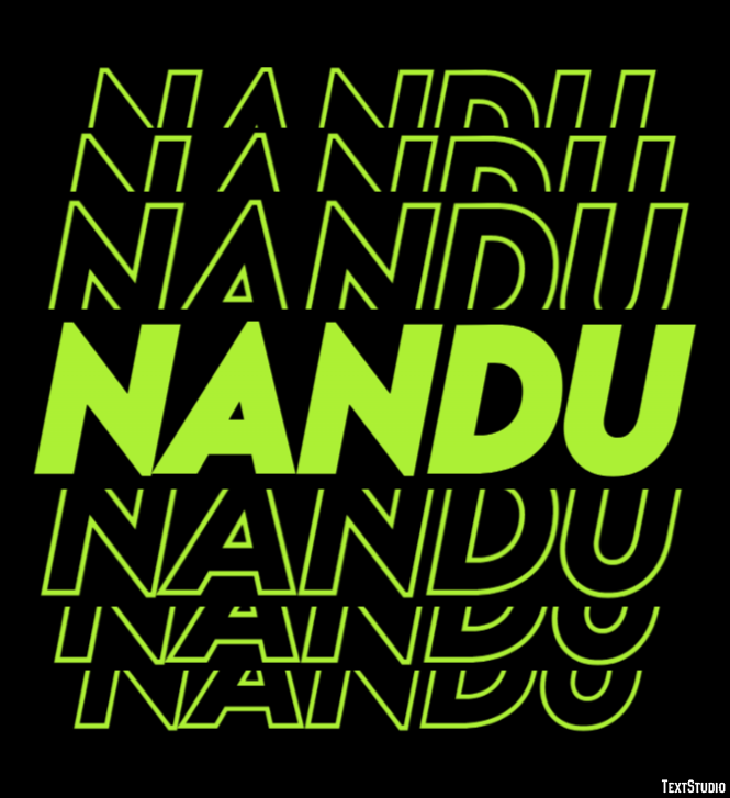 Nandu Text effect