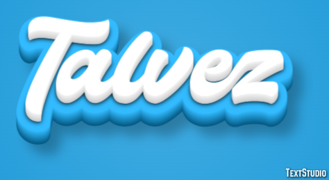 Talvez Text effect