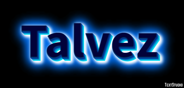 Talvez Text Effect