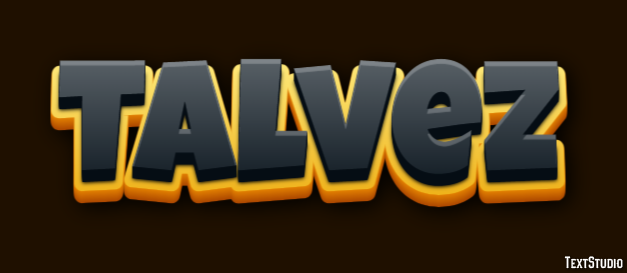 Talvez Text Effect