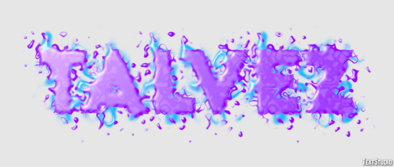 Talvez Text effect