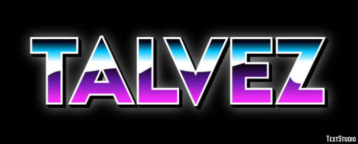 Talvez Text Effect