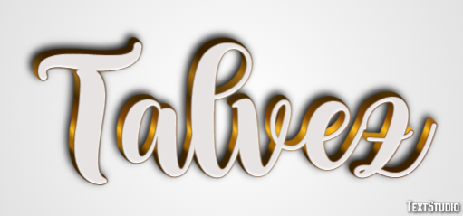 Talvez Text effect