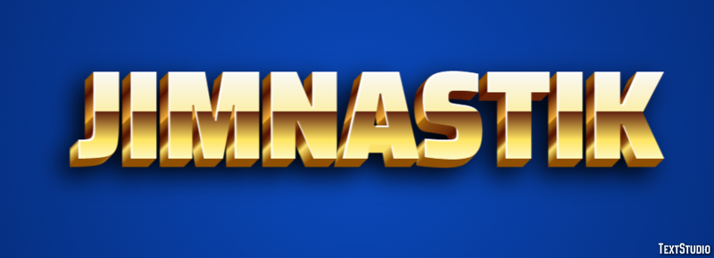 Jimnastik Effetto testo
