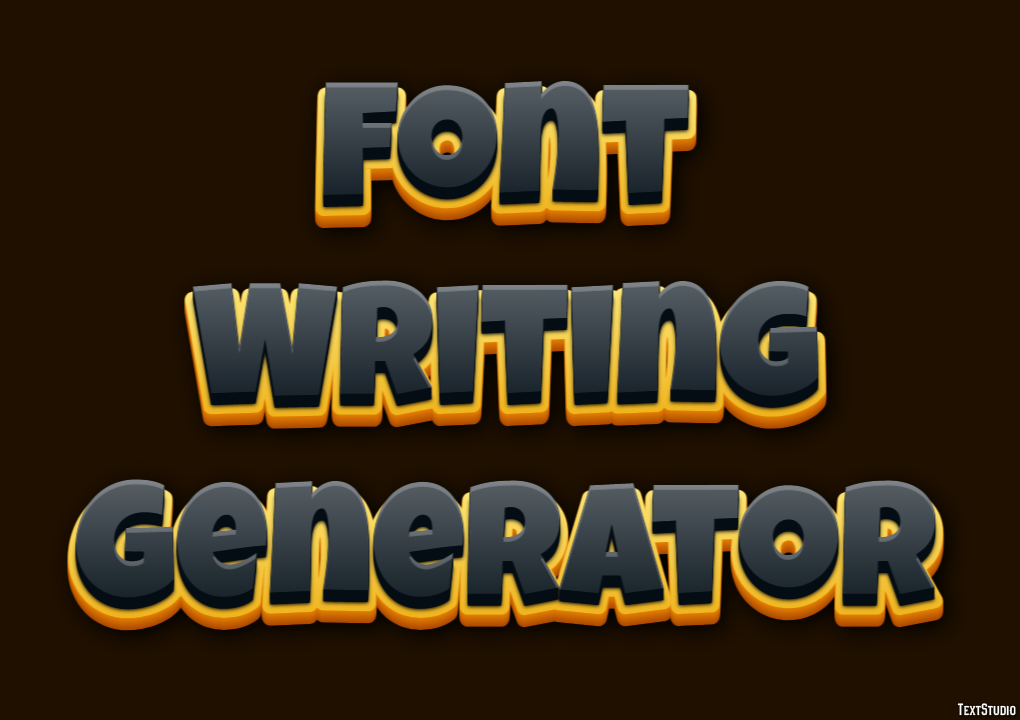 Font Writing Generator Efekt tekstowy