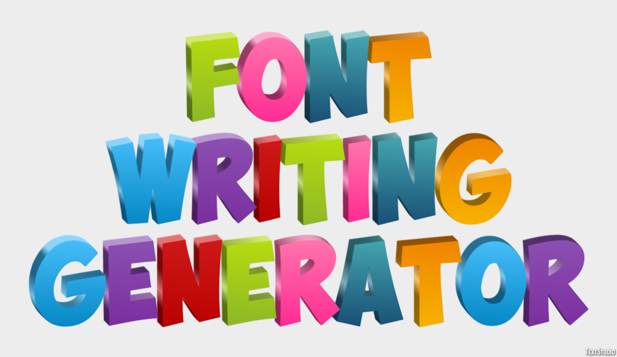 Font Writing Generator Efekt tekstowy