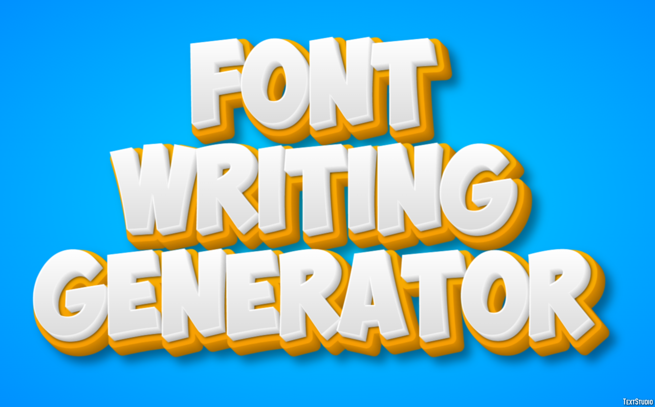 Font Writing Generator Efekt tekstowy