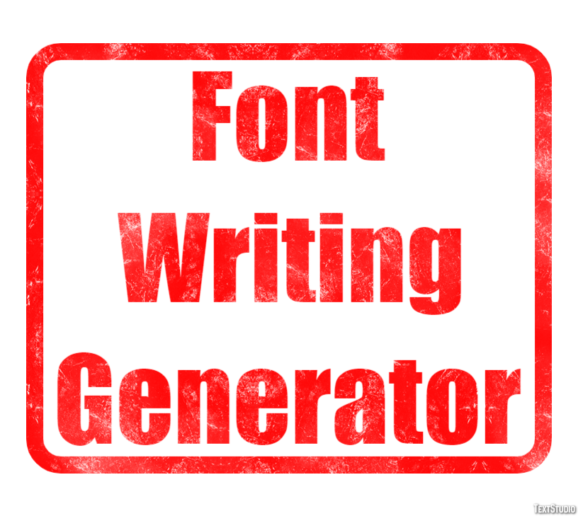 Font Writing Generator Efekt tekstowy